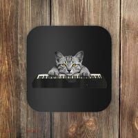 Musician Piano Cat T For Music Lovers Coaster thumb 0