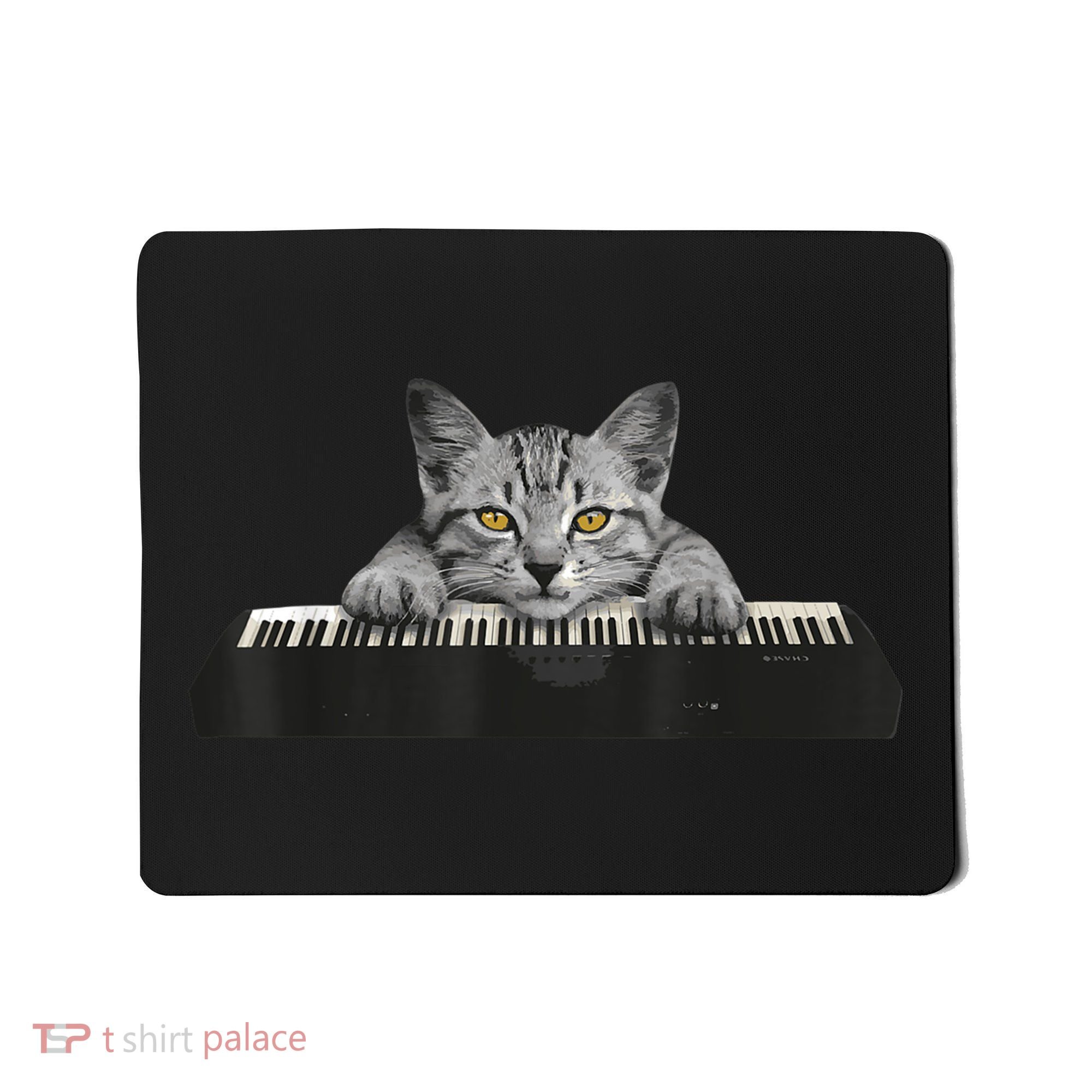 Musician Piano Cat T For Music Lovers Mousepad