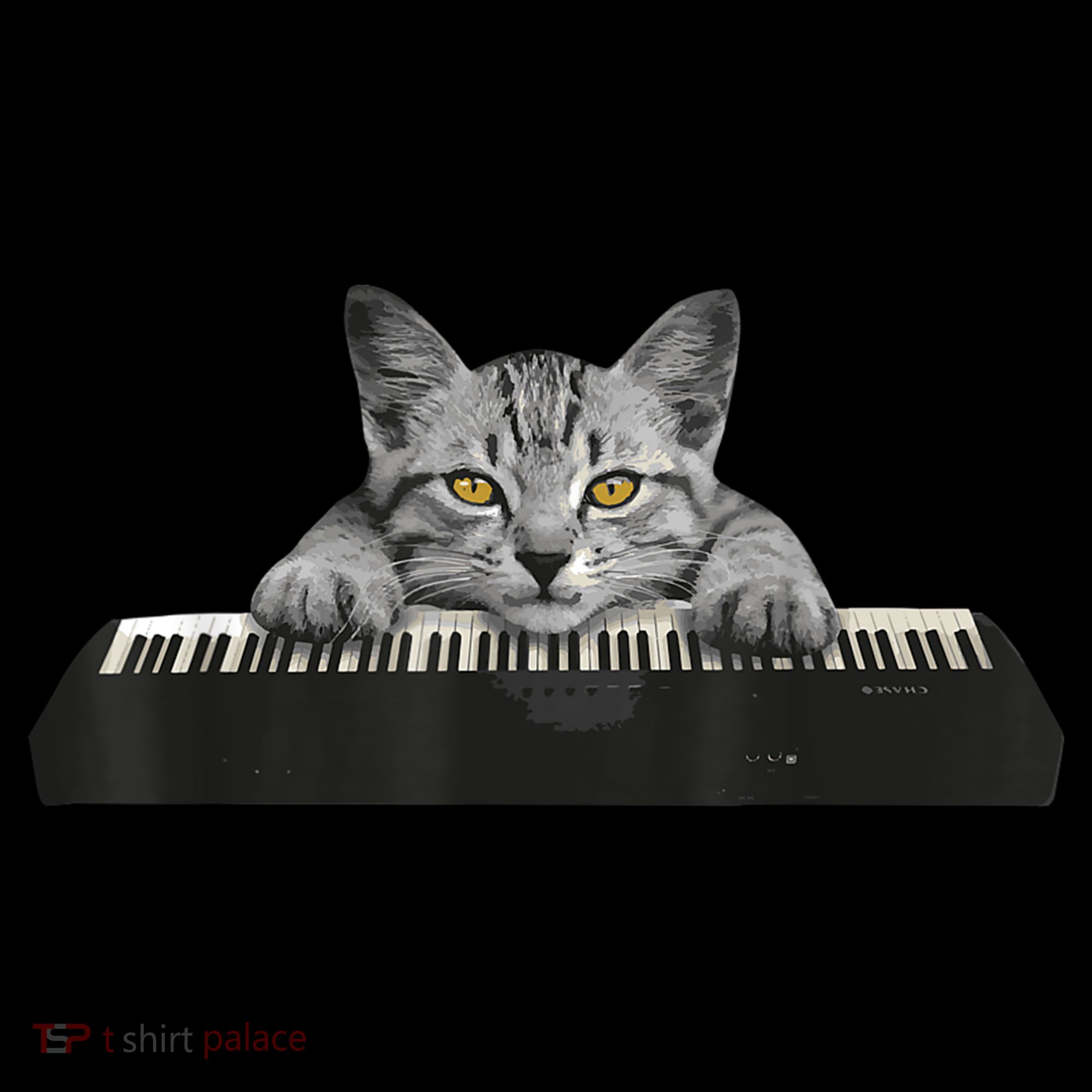 Musician Piano Cat T For Music Lovers Women's Tank Top