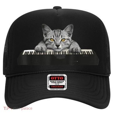 Musician Piano Cat T For Music Lovers Hat