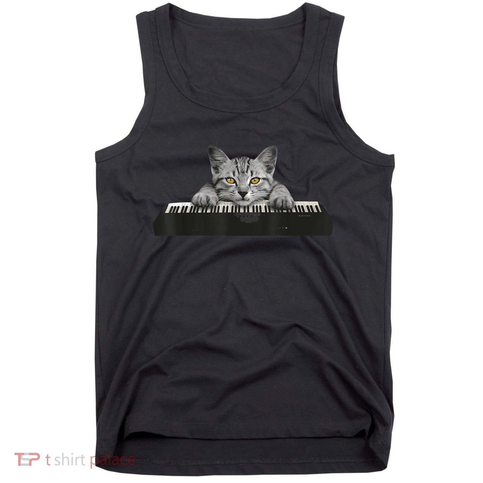 Musician Piano Cat T For Music Lovers Tank Top