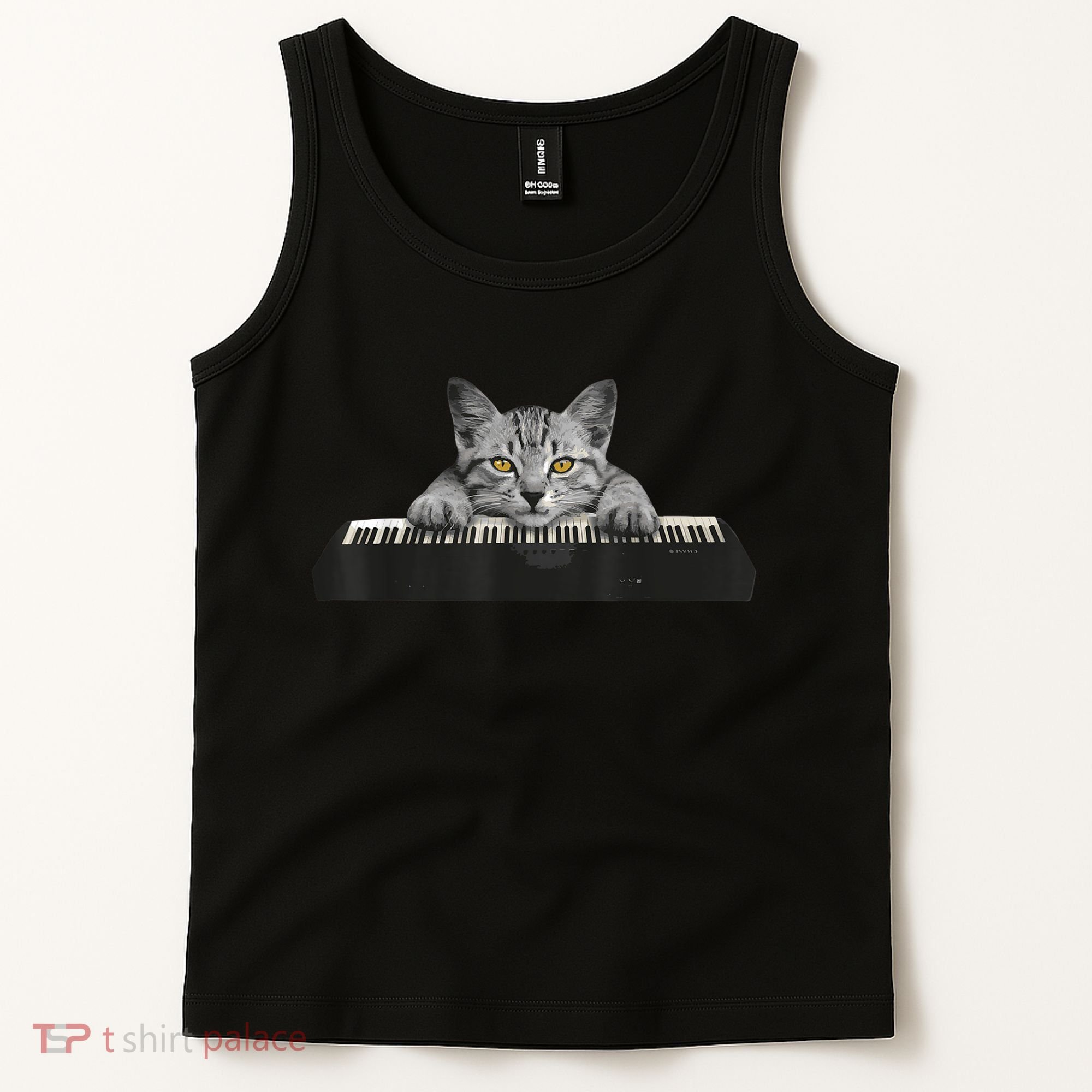 Musician Piano Cat T For Music Lovers Tank Top