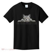 Musician Piano Cat T For Music Lovers Kids T-Shirt thumb 0