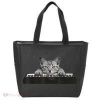 Musician Piano Cat T For Music Lovers Tote Bag thumb 0
