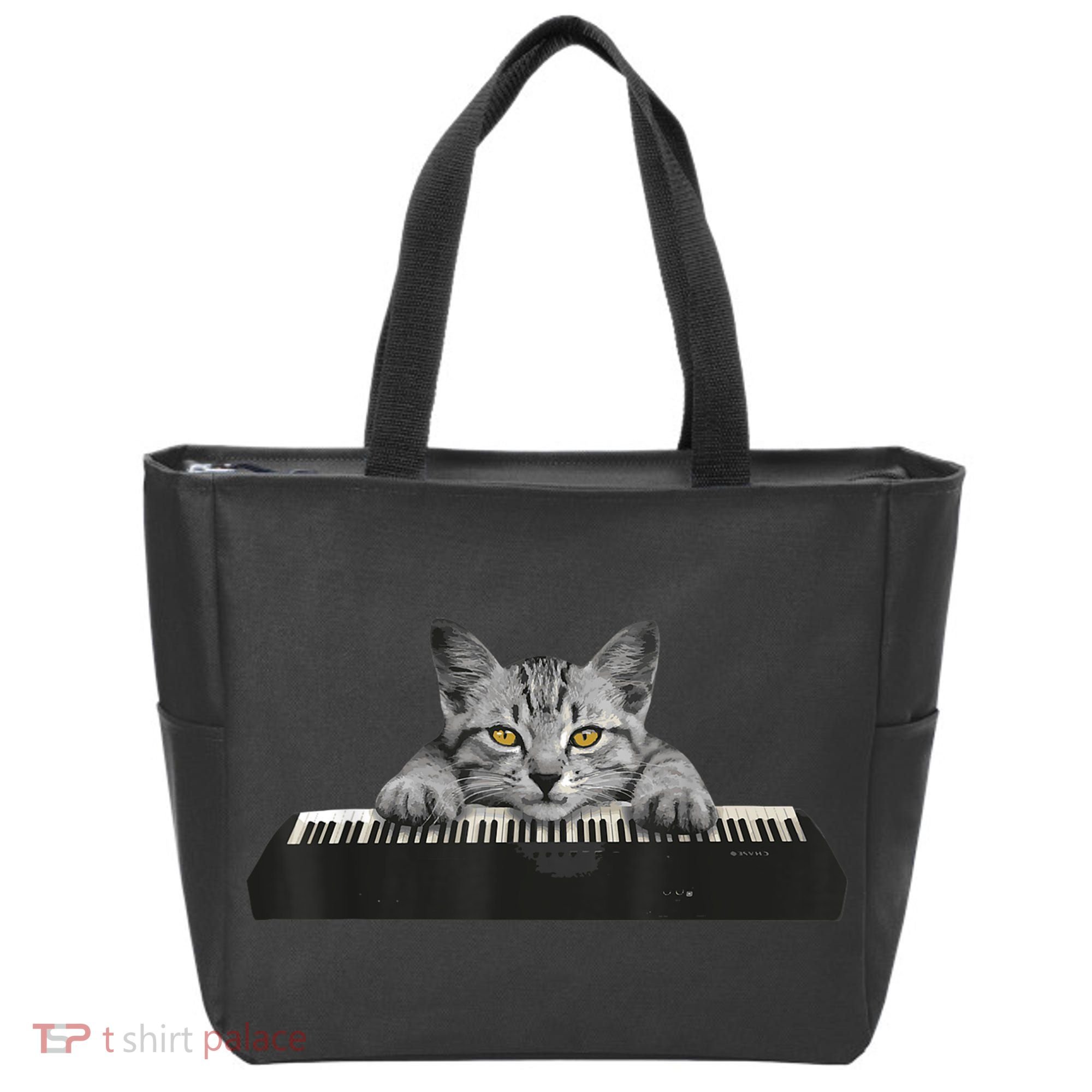 Musician Piano Cat T For Music Lovers Tote Bag