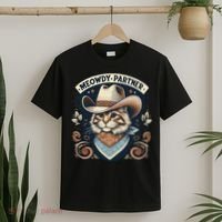 Meowdy Partner Cat Cowboy Hat Howdy Funny Country Western T-Shirt thumb 2