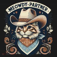 Meowdy Partner Cat Cowboy Hat Howdy Funny Country Western Baby Bodysuit thumb 2