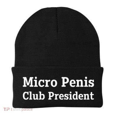 Micro Penis Club President Joke Beanie