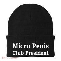Micro Penis Club President Joke Beanie thumb 0