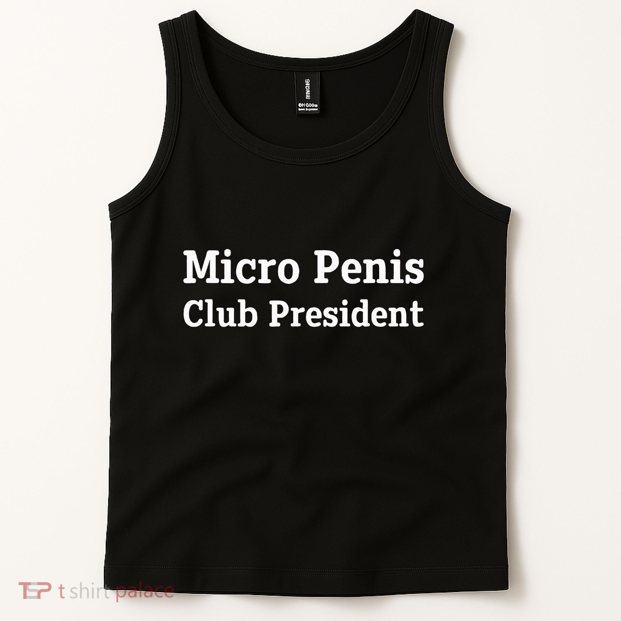 Micro Penis Club President Joke Tank Top