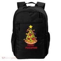 Merry Pizzamas Christmas Pizza Lover Gift Backpack thumb 0