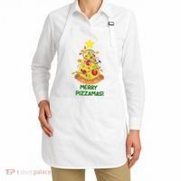 Merry Pizzamas Christmas Pizza Lover Gift Apron thumb 2