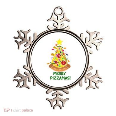 Merry Pizzamas Christmas Pizza Lover Gift Ornament