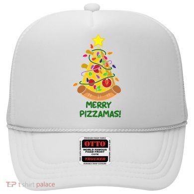 Merry Pizzamas Christmas Pizza Lover Gift Hat