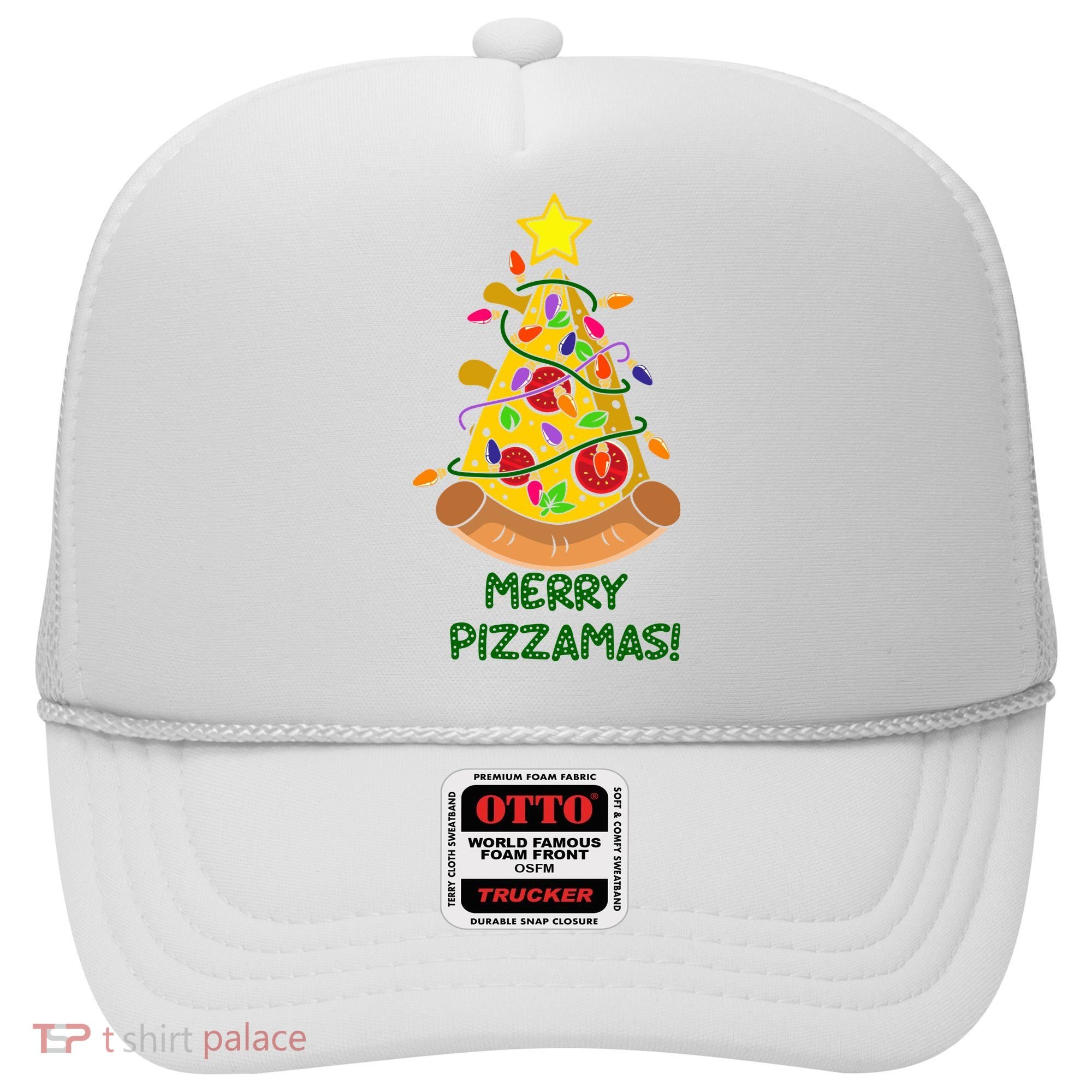 Merry Pizzamas Christmas Pizza Lover Gift Hat