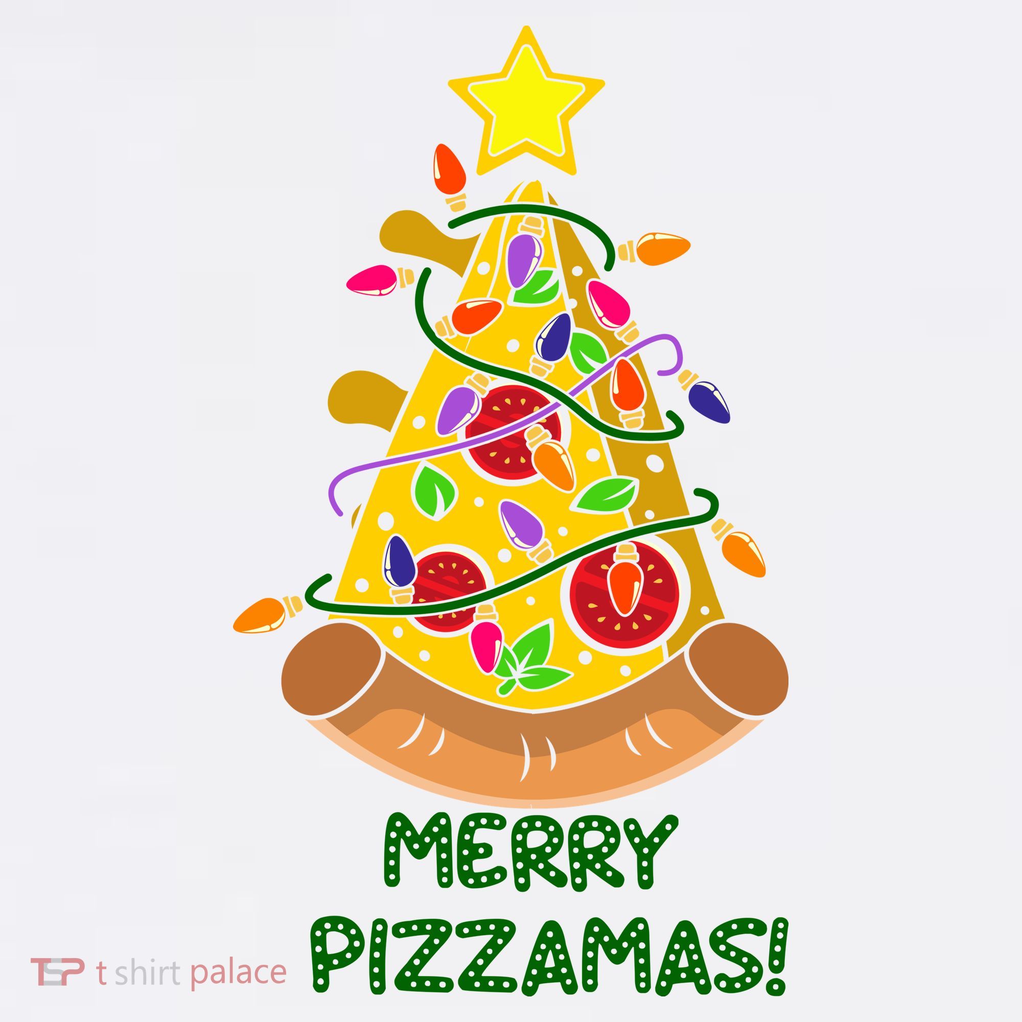 Merry Pizzamas Christmas Pizza Lover Gift Hat