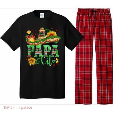 Mexican Papa Cito Flower Sunhat Cute Gift Pajama Set