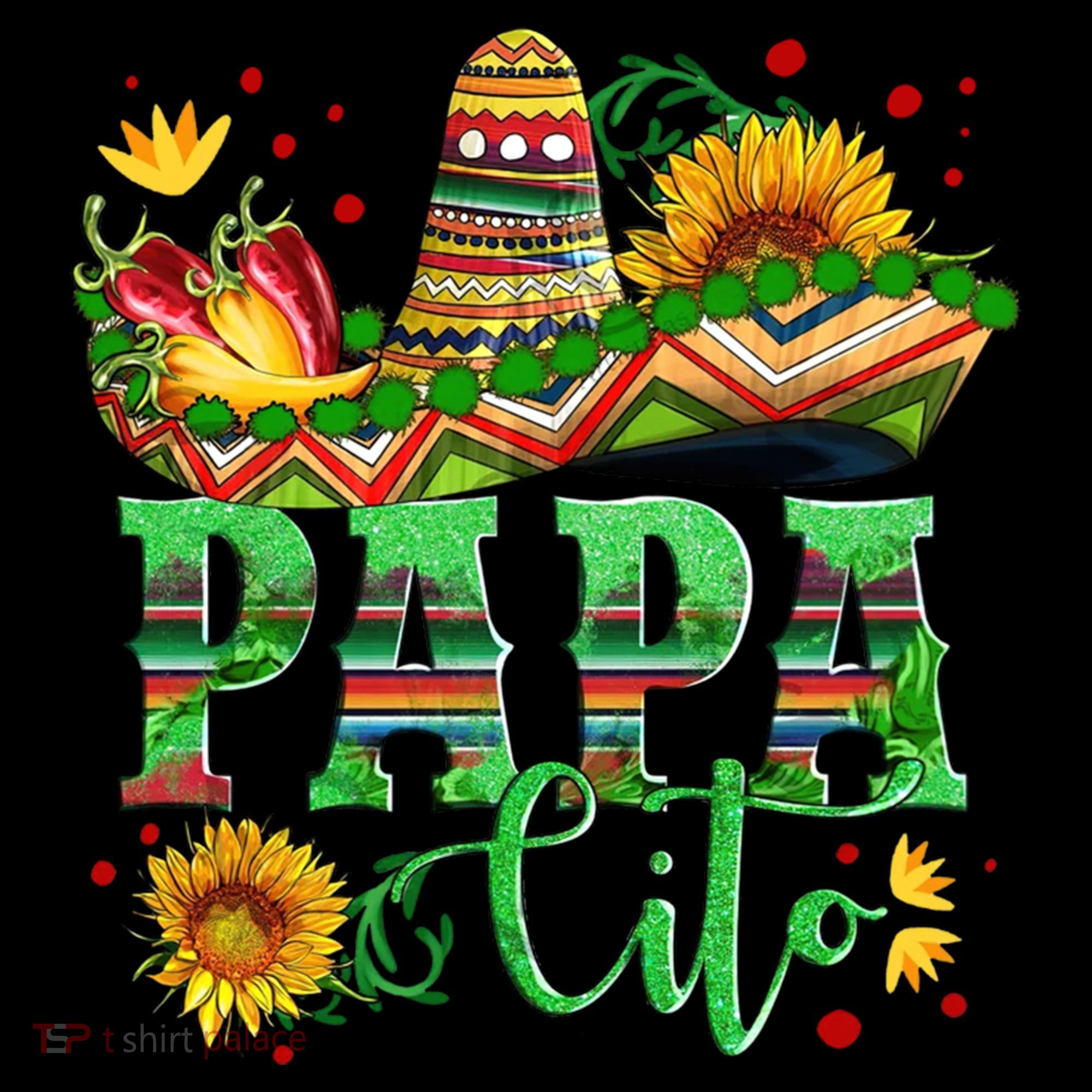 Mexican Papa Cito Flower Sunhat Cute Gift Ornament