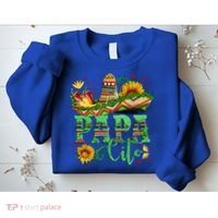 Mexican Papa Cito Flower Sunhat Cute Gift Sweatshirt thumb 2