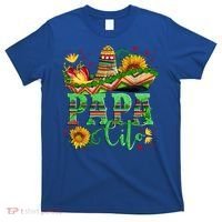 Mexican Papa Cito Flower Sunhat Cute Gift T-Shirt thumb 0