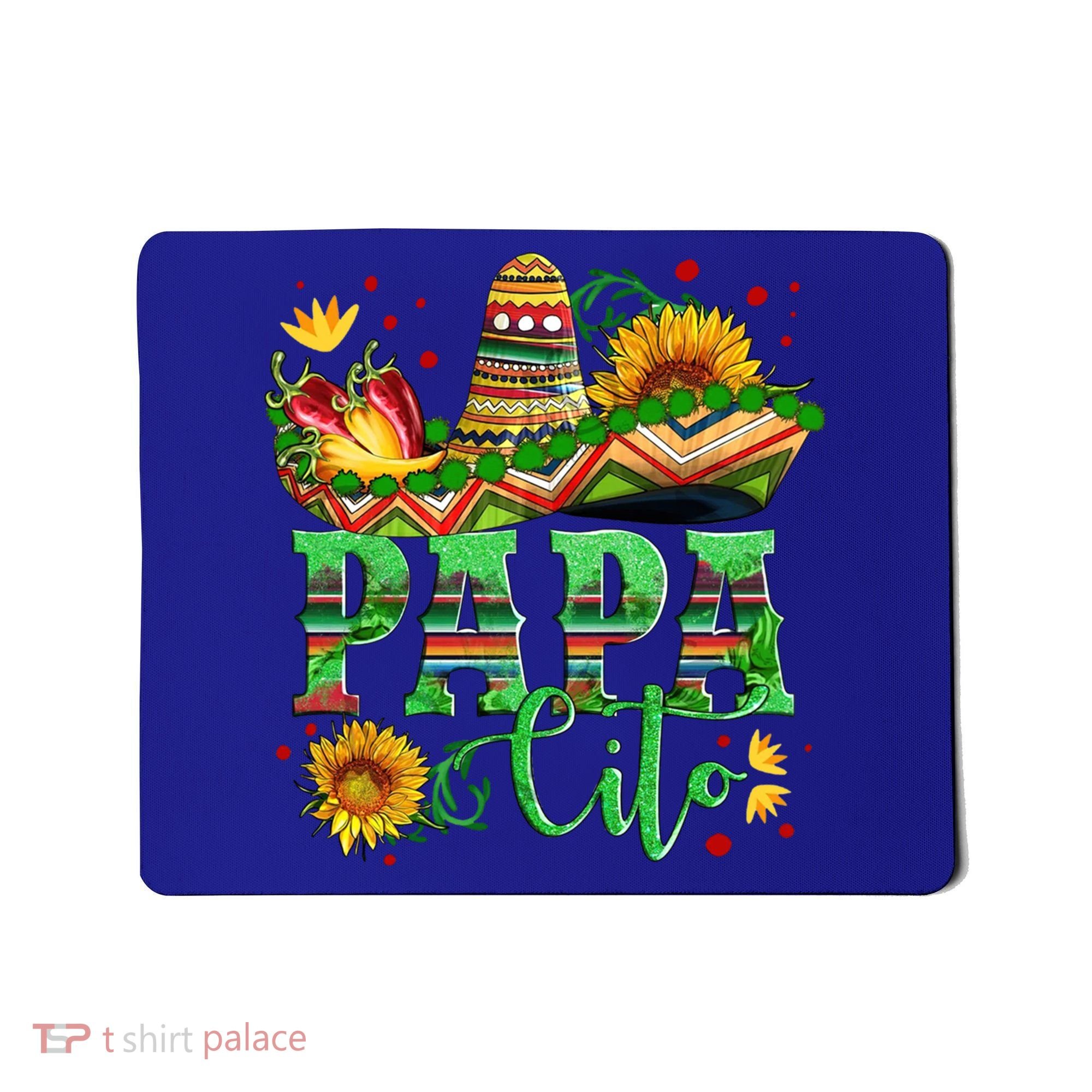 Mexican Papa Cito Flower Sunhat Cute Gift Mousepad