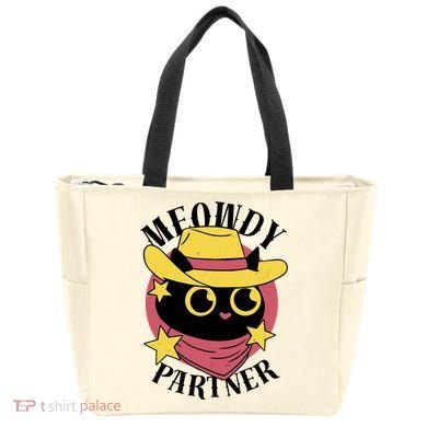 Meowdy Partner Country Cat Tote Bag