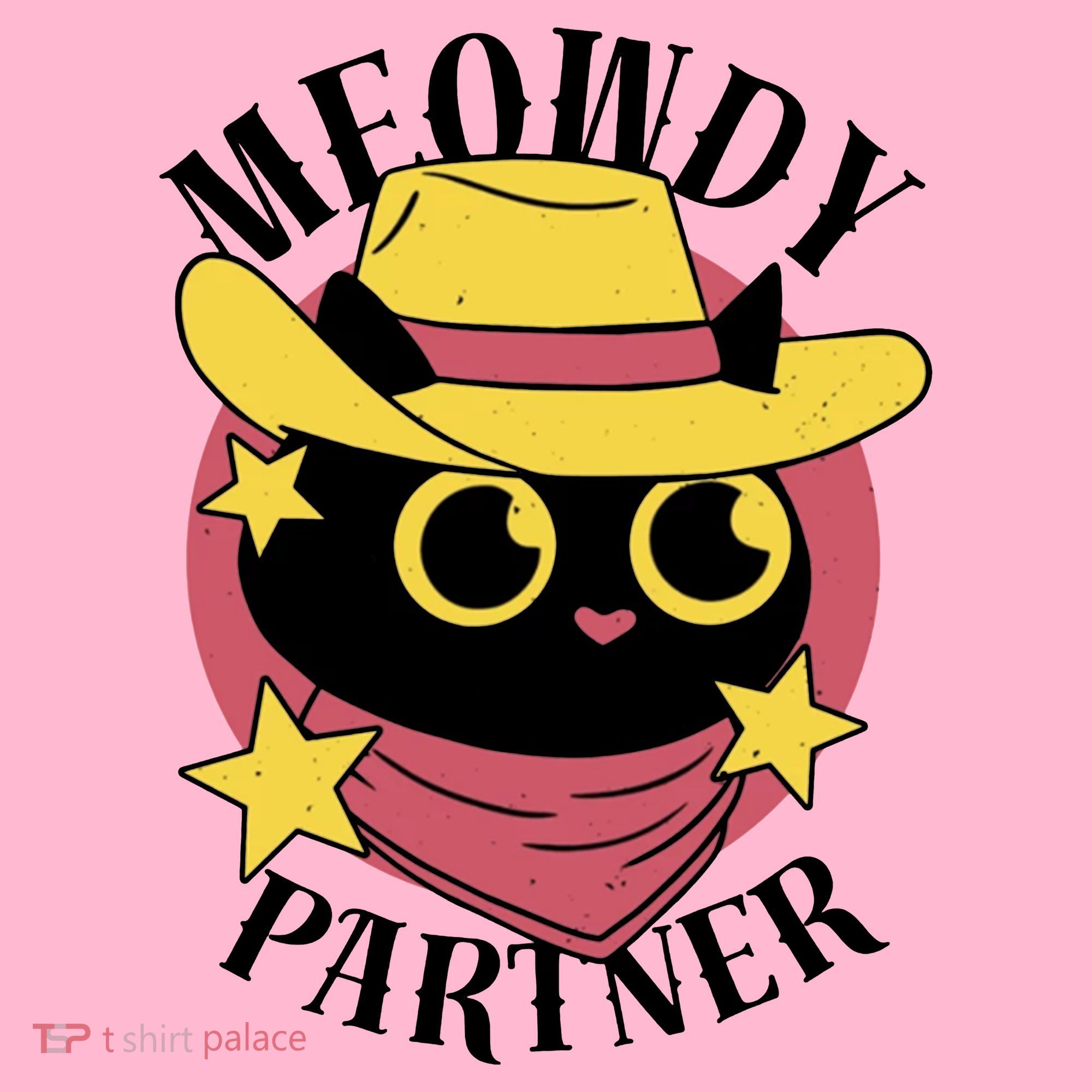 Meowdy Partner Country Cat Coaster