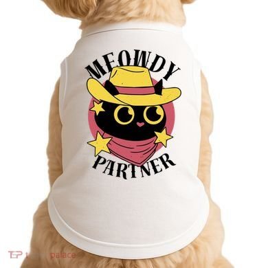 Meowdy Partner Country Cat Doggie Tank