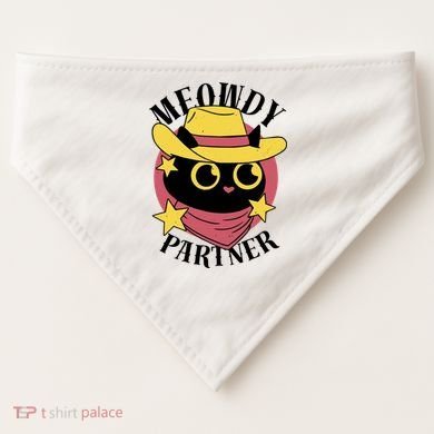 Meowdy Partner Country Cat USA-Made Doggie Bandana