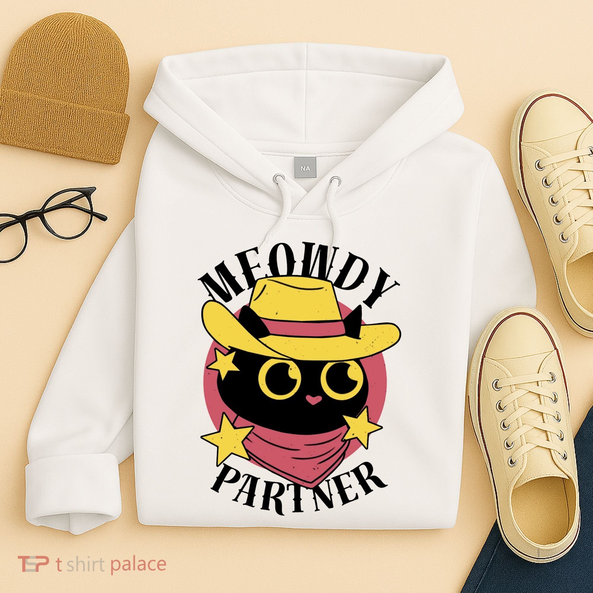 Meowdy Partner Country Cat Hoodie