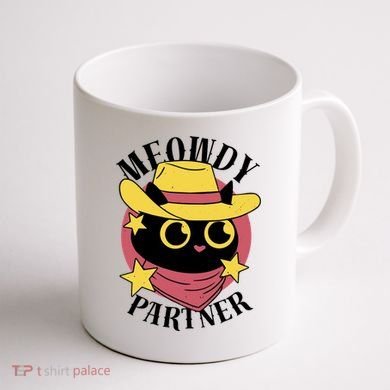 Meowdy Partner Country Cat Coffee Mug back