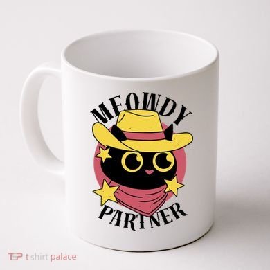 Meowdy Partner Country Cat Coffee Mug
