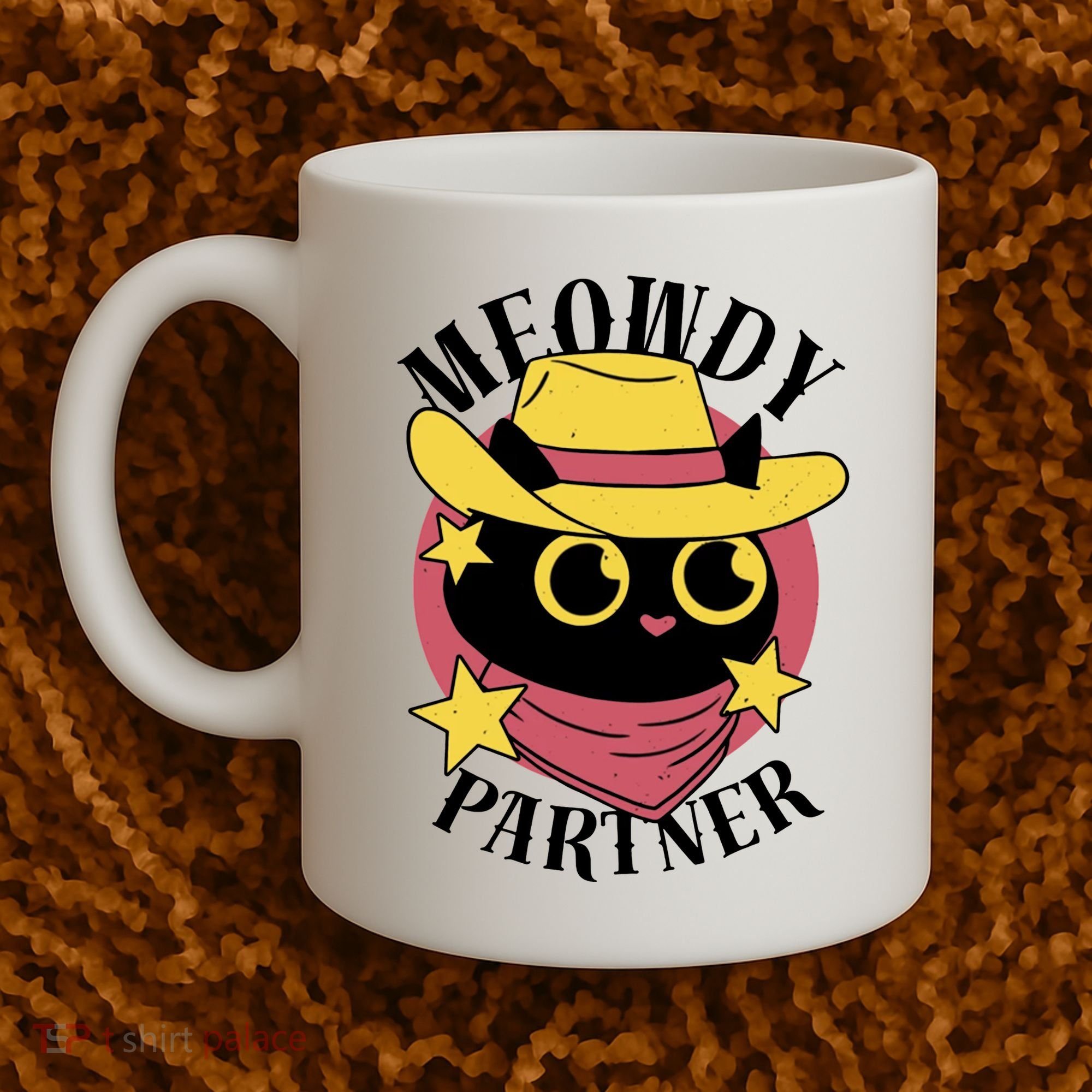 Meowdy Partner Country Cat Coffee Mug