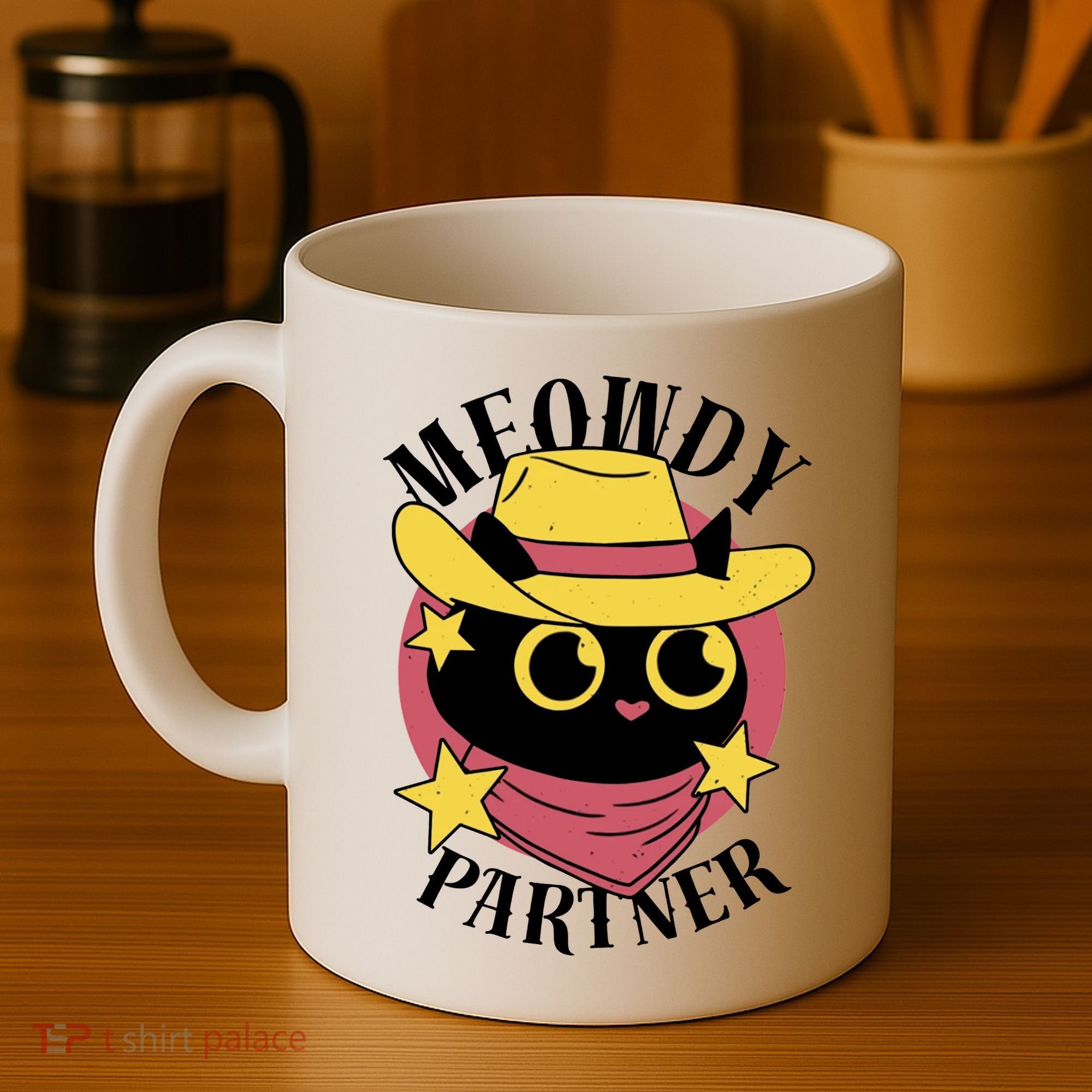 Meowdy Partner Country Cat Coffee Mug