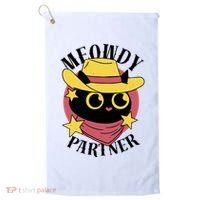 Meowdy Partner Country Cat Golf Towel thumb 0