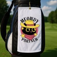 Meowdy Partner Country Cat Golf Towel thumb 2