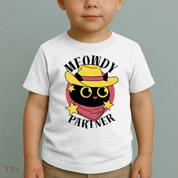 Meowdy Partner Country Cat Toddler T-Shirt