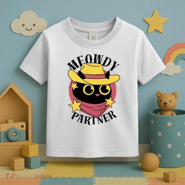 Meowdy Partner Country Cat Toddler T-Shirt
