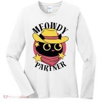 Meowdy Partner Country Cat Women's Long Sleeve Shirt thumb 0