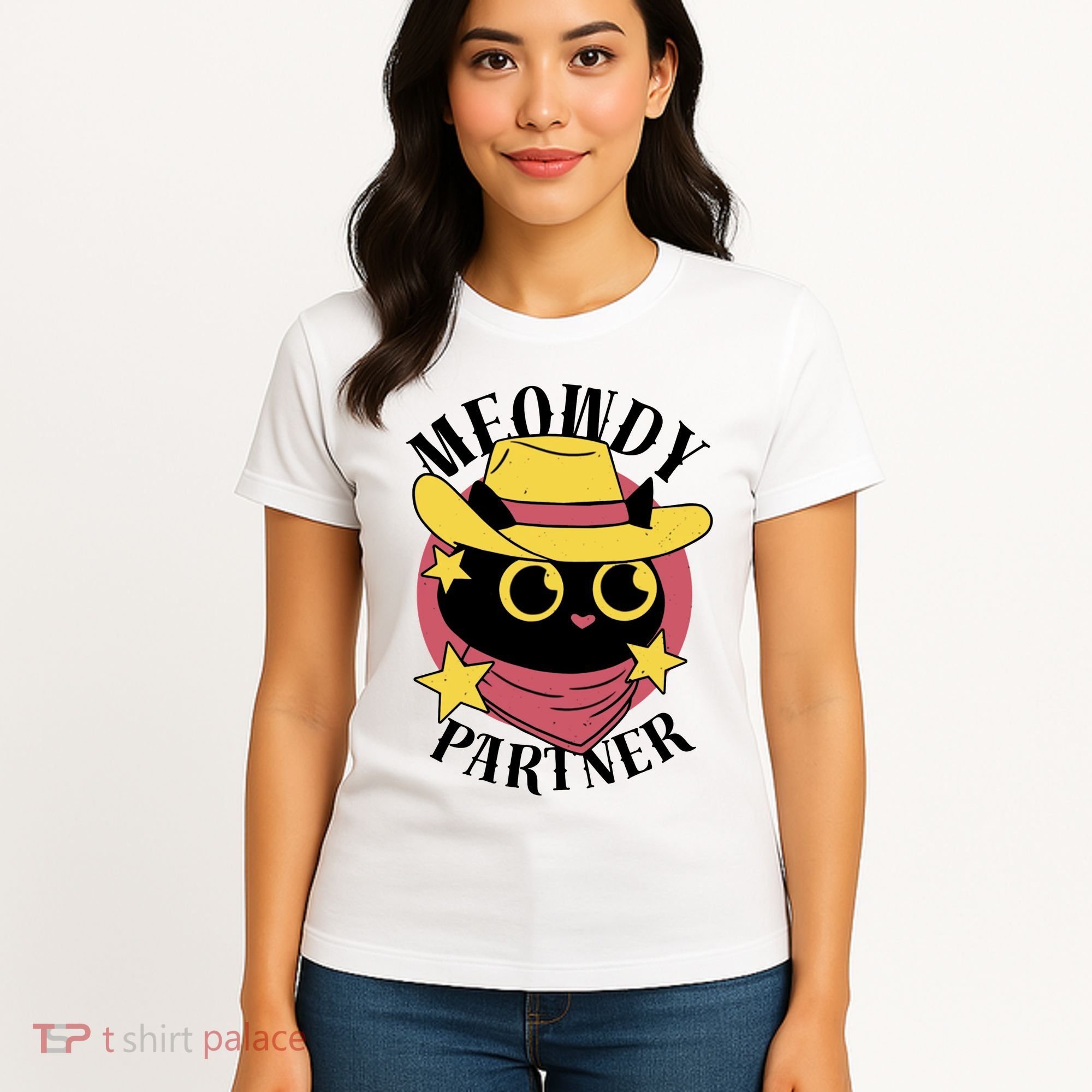 Meowdy Partner Country Cat Women's T-Shirt