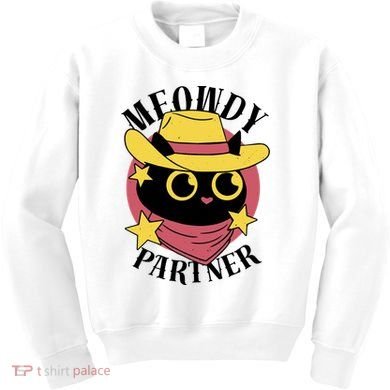 Meowdy Partner Country Cat Kids Sweatshirt