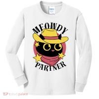 Meowdy Partner Country Cat Kids Long Sleeve Shirt thumb 0