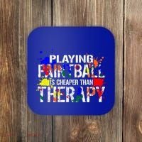 Matching Paintball Clothing For Art Moms Dads Teachers Great Gift Coaster thumb 0