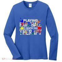 Matching Paintball Clothing For Art Moms Dads Teachers Great Gift Women's Long Sleeve Shirt thumb 0