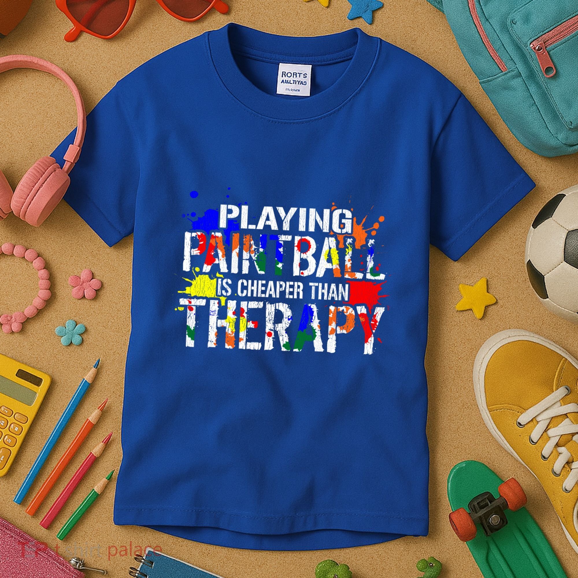 Matching Paintball Clothing For Art Moms Dads Teachers Great Gift Kids T-Shirt