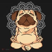 Meditation Pug Dog Buddha Zen Yoga Lover Funny Buddhist Women's Tank Top thumb 5