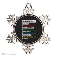 My Perfect Day Play Video Games Gaming Humor Funny Gamer Gift Ornament thumb 0