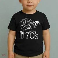 Making Pour Decisions Since The 70s Toddler T-Shirt thumb 2