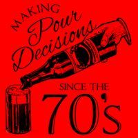 Making Pour Decisions Since The 70s Santa Hat thumb 1