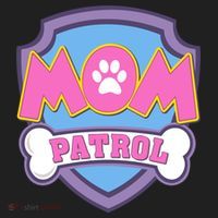 Mom Patrol Dog Mom Dad Funny Gift Birthday Party Hat thumb 2